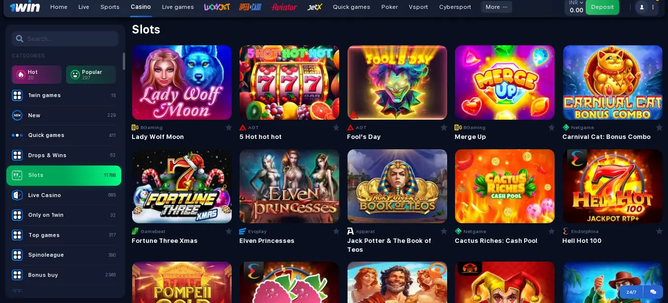 Slot games